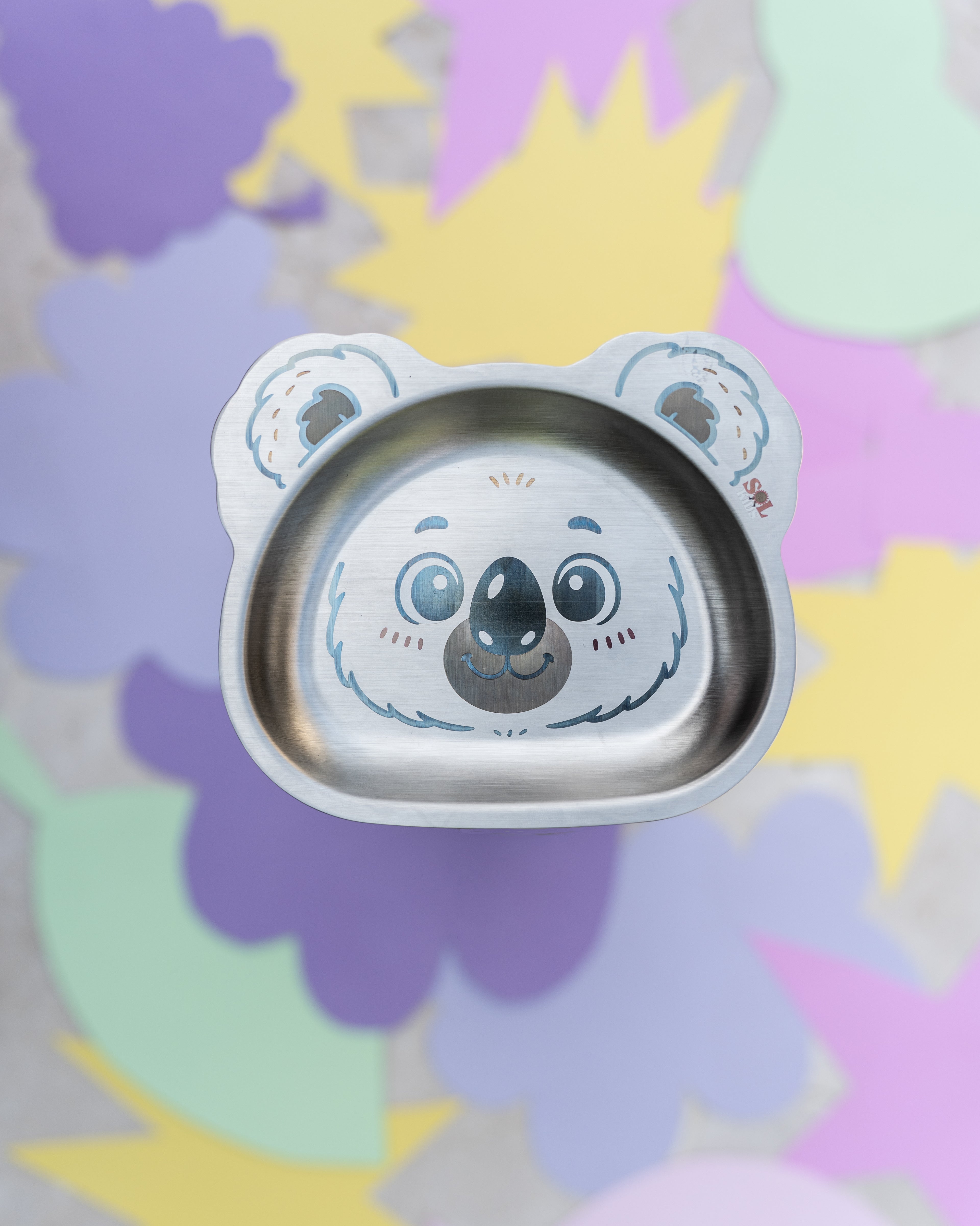 Small Stainless Steel Kids Plate